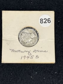 1945 S Mercury Dime Coin