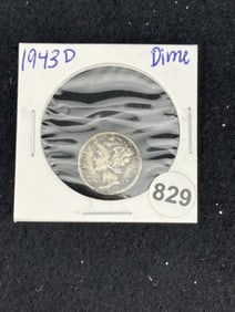 1943 D Mercury Dime Coin