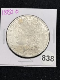 1880 O Morgan Silver Dollar Coin