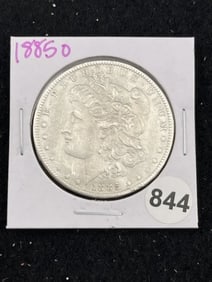 1885 O Morgan Silver Dollar Coin