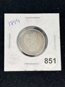 1899 Barber Quarter Coin