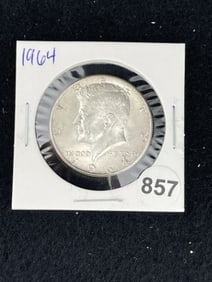 1964 Kennedy Half Dollar Silver Coin