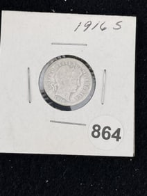1916 S Mercury Dime Coin