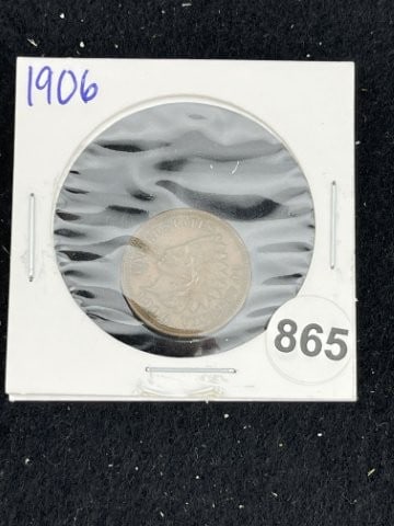 1906 Indian Head Penny Coin (1 of 2)