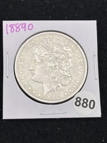 1889 O Morgan Silver Dollar Coin