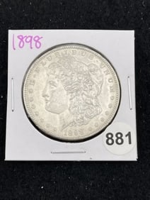 1898 Morgan Silver Dollar Coin