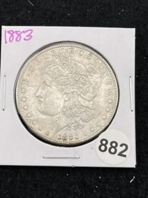 1883 Morgan Silver Dollar Coin