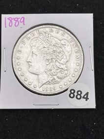 1889 Morgan Silver Dollar Coin