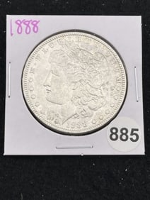 1888 Morgan Silver Dollar Coin