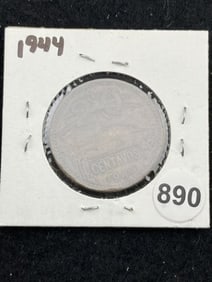 1944 20 Centavos Coin