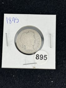 1895 Barber Quarter Coin