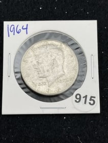 1964 Kennedy Half Dollar Silver Coin
