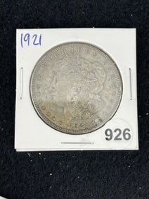 1921 Morgan Silver Dollar Coin