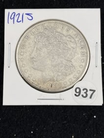 1921 S Morgan Silver Dollar Coin
