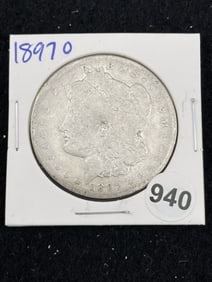 1897 O Morgan Silver Dollar Coin