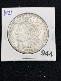 1921 Morgan Silver Dollar Coin