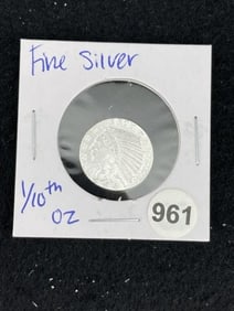 1/10th Fine Silver Coin