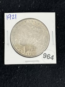 1921 Morgan Silver Dollar Coin