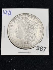 1921 Morgan Silver Dollar Coin
