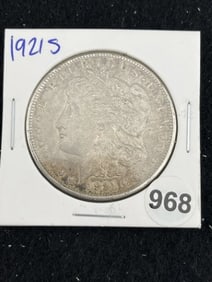 1921 S Morgan Silver Dollar Coin