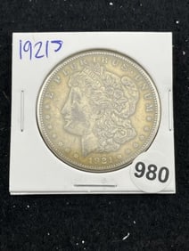 1921 S Morgan Silver Dollar Coin