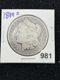 1899 O Morgan Silver Dollar Coin