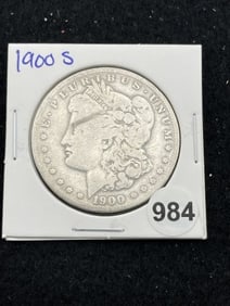 1900 S Morgan Silver Dollar Coin