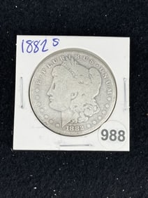 1882 S Morgan Silver Dollar Coin