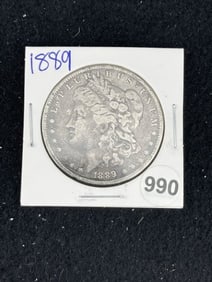 1889 Morgan Silver Dollar Coin