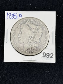 1885 O Morgan Silver Dollar Coin