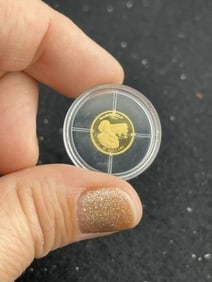 2001 Republic of Liberia Marco Polo 25 Dollars Gold Coin