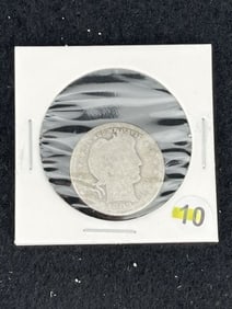 1902 Barber Quarter Coin