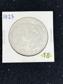 1923 Peace Silver Dollar Coin