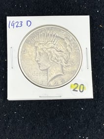 1923 D Peace Silver Dollar Coin