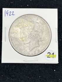 1922 Peace Silver Dollar Coin