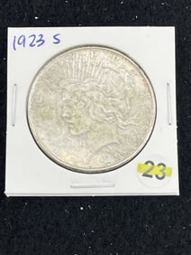 1923 S Peace Silver Dollar Coin