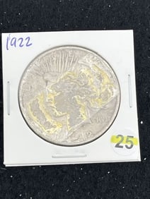 1922 Peace Silver Dollar Coin