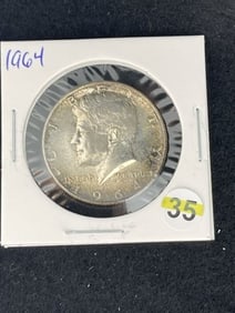 1964 Kennedy Half Dollar Silver Coin