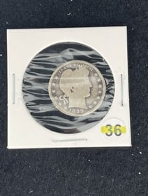 1899 Barber Quarter Coin