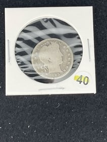 1895 Barber Quarter Coin