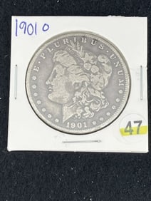 1901 O Morgan Silver Dollar Coin
