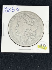 1883 O Morgan Silver Dollar Coin