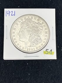 1921 Morgan Silver Dollar Coin