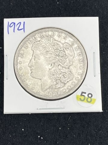 1921 Morgan Silver Dollar Coin (1 of 2)