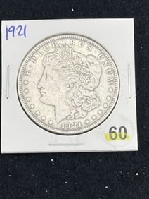 1921 Morgan Silver Dollar Coin