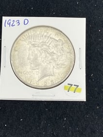 1923 D Peace Silver Dollar Coin