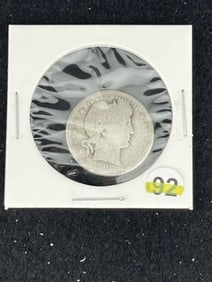 1900 Barber Quarter Coin