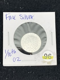 1/10th Fine Silver Coin