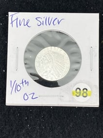 1/10th Fine Silver Coin