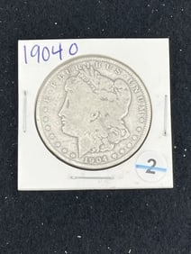 1904 O Morgan Silver Dollar Coin